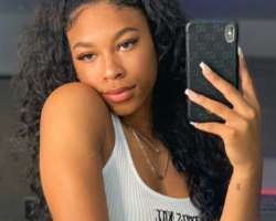 She has a small tattoo on her wrist.
